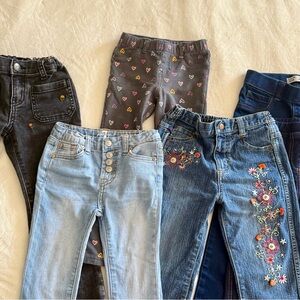 Toddler Jeans Lot - 6 pairs
